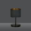 LAMPA CZARNA Z CZARNYM ABAŻUREM EMIBIG HILDE LN1 BL BLACK
