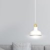 LAMPA WISZĄCA BIAŁO ZŁOTA METALOWA NAD STÓŁ EMIBIG IBOR 1 WHITE