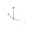 LAMPA WISZĄCA NOWOCZESNA KULE SZKLANE EMIBIG HUNTER 2 BLACK/OPAL