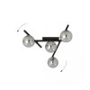 LAMPA SUFITOWA PLAFON KULE NOWOCZESNA EMIBIG SMART 4 BLACK/GRAFIT