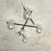 LAMPA SUFITOWA PLAFON KULE NOWOCZESNA EMIBIG SMART 5 BLACK/GRAFIT