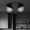 LAMPA SUFITOWA PLAFON CZARNY KULE SZKLANE EMIBIG SOLAR 2 BLACK/GRAFIT