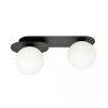 LAMPA SUFITOWA NOWOCZESNA PLAFON KULE SZKLANE EMIBIG PLAZA 2 BLACK/OPAL