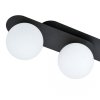 LAMPA SUFITOWA NOWOCZESNA PLAFON KULE SZKLANE EMIBIG PLAZA 3 BLACK/OPAL