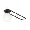 LAMPA SUFITOWA PLAFON CZARNY KLOSZ KULA EMIBIG IMAGO 1C BLACK/OPAL