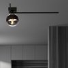LAMPA SUFITOWA PLAFON CZARNY KLOSZ KULA EMIBIG IMAGO 1F BLACK/STRIPE