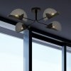 LAMPA SUFITOWA DO POKOJU SYPIALNI DEKORACYJNA EMIBIG GOMEZ 4 BLACK