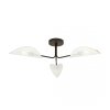 LAMPA SUFITOWA DO POKOJU SYPIALNI DEKORACYJNA EMIBIG GOMEZ 3 WHITE/GOLD