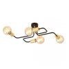 LAMPA SUFITOWA PLAFON INDUSTRIALNY LOFT EMIBIG VEKEN 4 GOLD
