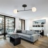LAMPA SUFITOWA CZARNA KULE SZKLANE DO POKOJU SALONU EMIBIG ROMA 2 BL OPAL