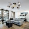 LAMPA SUFITOWA KULE SZKLANE DO POKOJU SALONU SYPIALNI EMIBIG MAGNUM 6 BL GRAFIT
