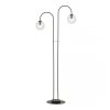 LAMPA PODŁOGOWA NOWOCZESNA KULE EMIBIG ARCHI LP2 BL TRANSPARENT oprawa oświetleniowa