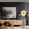 LAMPA PODŁOGOWA NOWOCZESNA KULA SZKLANA EMIBIG SOHO LP1 GRAFIT oprawa oświetleniowa