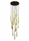 LAMPA WISZĄCA TUBA NAD STÓŁ BAR WYSPĘ DO KUCHNI JADALNI EMIBIG SELTER 17 PREMIUM GOLD  oprawa oświetleniowa