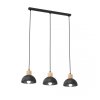 LAMPA WISZĄCA CZARNA NOWOCZESNA NAD STÓŁ EMIBIG SECO 3 BL oprawa oświetleniowa