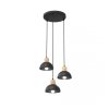 LAMPA WISZĄCA CZARNA NOWOCZESNA NAD STÓŁ EMIBIG SECO 3 BL PREM oprawa oświetleniowa