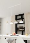 LAMPA WISZĄCA BIAŁA W STYLU SKANDYNAWSKIM EMIBIG SECO 4 WH oprawa oświetleniowa