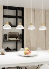LAMPA WISZĄCA BIAŁA W STYLU SKANDYNAWSKIM EMIBIG SECO 4 WH oprawa oświetleniowa