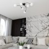 LAMPA SUFITOWA KULE SZKLANE NOWOCZESNA VIBRA 6 BL OPAL oprawa oświetleniowa