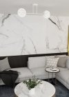 LAMPA WISZĄCA NOWOCZESNA EMIBIG FRICK 2 WH oprawa oświetleniowa