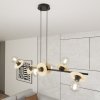 LAMPA WISZĄCA NOWOCZESNA NA LISTWIE CZARNA EMIBIG TOKEN 6 BL WOOD oprawa oświetleniowa