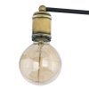 TK LIGHTING RETRO LAMPA SUFITOWA 4 PŁ CZARNA / PATYNA