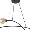 TK LIGHTING HELIX BLACK LAMPA WISZĄCA 4 PŁ