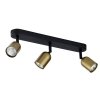 TK LIGHTING TOP BLACK/GOLD 3305 LAMPA SUFITOWA CZARNO ZŁOTA PLAFON SPOT REFLEKTORKI