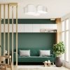 TK LIGHTING MONA WHITE LAMPA SUFITOWA 3443 PLAFON BIAŁY ŁĄCZONE ABAŻURY