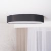 TK LIGHTING RONDO BLACK 4409 LAMPA SUFITOWA PLAFON DUŻY ABAŻUR CZARNY 78CM