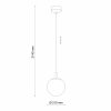 TK LIGHTING CADIX GOLD 4609 LAMPA WISZĄCA ZŁOTA SZKLANA KULA 20CM