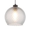 TK LIGHTING DEVON 4626 LAMPA WISZĄCA 1 PŁ GRAFIT KLOSZ GRAFITOWY KULA 25CM