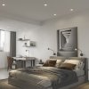 TK LIGHTING LOGAN BLACK KINKIET 1 PŁ
