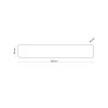 TK LIGHTING TAVOLA LONG 4754 KINKIET DREWNIANY LISTWA DEKORACYJNY