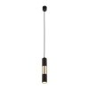 TK LIGHTING VIVIEN BLACK/GOLD 4756 LAMPA WISZĄCA CZARNO ZŁOTA TUBA NAD STÓŁ