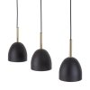 TK LIGHTING NORD BLACK 4871 LAMPA WISZĄCA CZARNA NAD STÓŁ METALOWA ZE ZŁOTYM