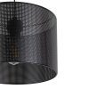 TK LIGHTING MORENO 4991 LAMPA WISZACA CZARNA Z ABAŻUREM 30CM