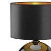 TK LIGHTING PALLA BLACK/GOLD 5091 LAMPKA NOCNA STOŁOWA CZARNO ZŁOTA SZKLANA