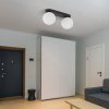 TK LIGHTING MINI BLACK 5614 LAMPA SUFITOWA PLAFON CZARNY KULE BIAŁE