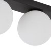 TK LIGHTING MINI BLACK 5616 LAMPA SUFITOWA PLAFON CZARNY KULE BIAŁE SZKLANE