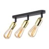 TK LIGHTING 5680 TOP GOLD LAMPA SUFITOWA PLAFON SPOT CZARNO ZŁOTY