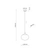 TK LIGHTING LAMPA VIBE WHITE LAMPA WISZĄCA 1 200