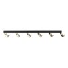 TK LIGHTING TOP GOLD 6034 LAMPA SUFITOWA PLAFON SPOT REFLEKTOR CZARNO ZŁOTY LISTWA