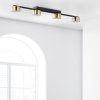 TK LIGHTING DALLAS GOLD/BLACK LAMPA SUFITOWA 4 PŁ