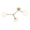 TK LIGHTING FAIRY GOLD 6471 LAMPA SUFITOWA PLAFON ZŁOTY BIAŁE SZKLANE KULE