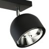 TK LIGHTING ALTEA BLACK LAMPA SUFITOWA 2 PŁ + ŻARÓWKI