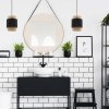 TK LIGHTING BOHO BLACK 6540 LAMPA WISZĄCA CZARNA Z ABAŻUREM NATURAL RATTANOWA