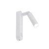 TK LIGHTING LAMPA ENZO WHITE KINKIET 1