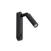 TK LIGHTING LAMPA ENZO BLACK KINKIET 1