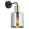 TK LIGHTING SIERRA GOLD 6660 KINKIET CZARNO ZŁOTY GRAFITOWY KLOSZ